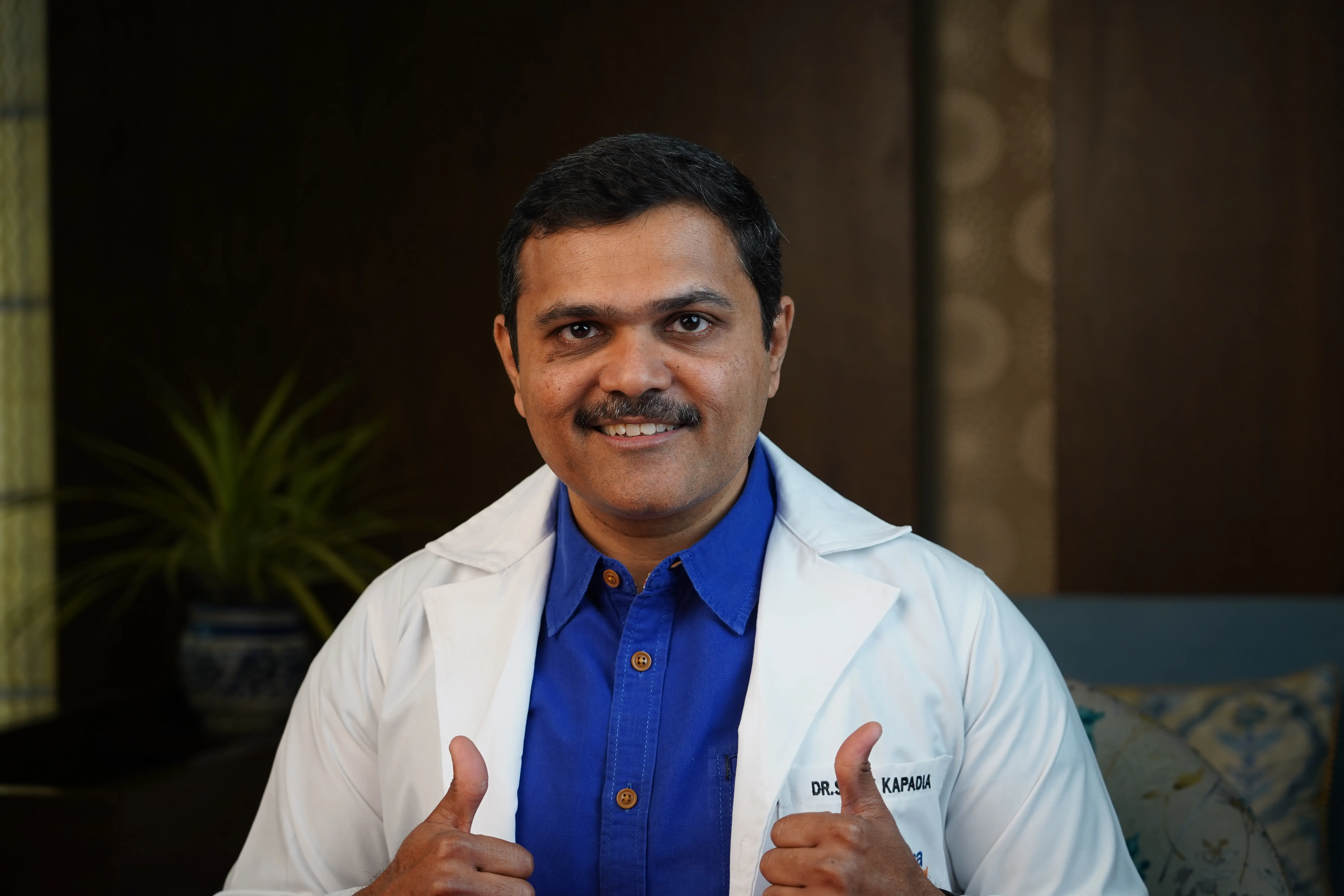 Dr. Sumit Kapadia in his clinic